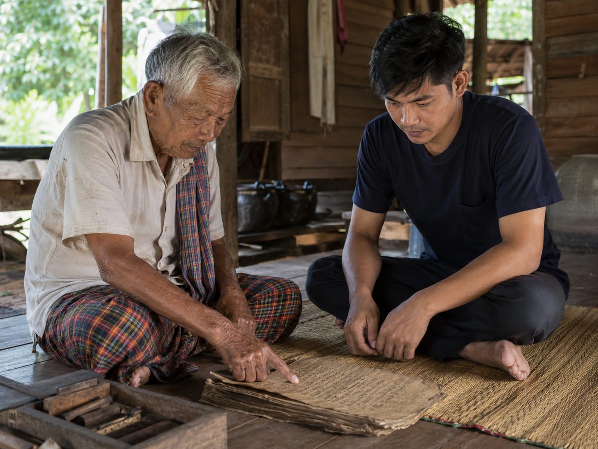 ภาพประกอบองค์ความรู้พื้นถิ่นอีสานใต้